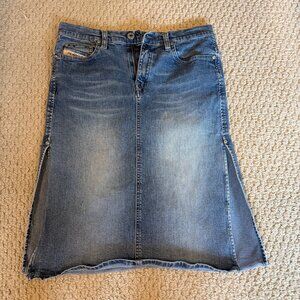 DIESEL Vintage blue denim Jean Skirt Sz 27